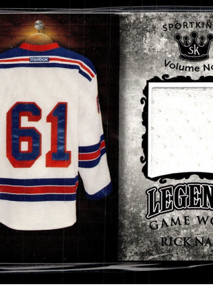 SPORTS KINGS LEGENDS JERSEY RELIC RICK NASH