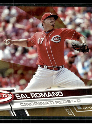 2017 TOPPS GOLD /2017 ROOKIE SAL ROMANO REDS