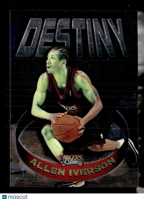 1998-99 TOPPS CHROME DESTINY ALLEN IVERSON 76ERS