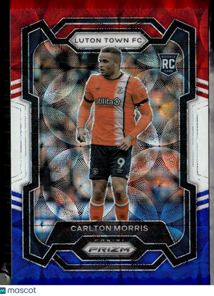 2023-24 PRIZM PL RED WHITE BLUE SCOPE ROOKIE CARLTON MORRIS LUTON TOWN