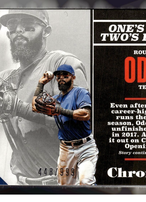2017 CHRONICLES GOLD /999 ROUGNED ODOR RANGERS