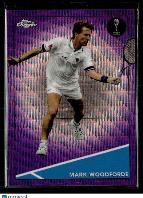 2021 TOPPS CHROME TENNIS PURPLE WAVE /199 MARK WOODFORDE