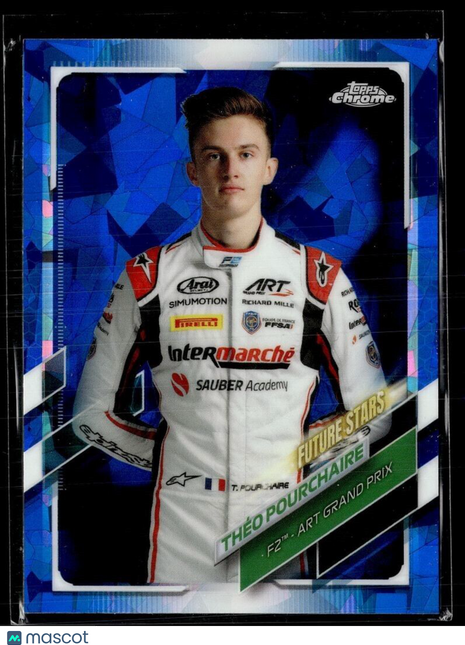 2021 TOPPS CHROME SAPPHIRE F1 FORMULA 1 FUTURE STARS THEO POURECHAIRE