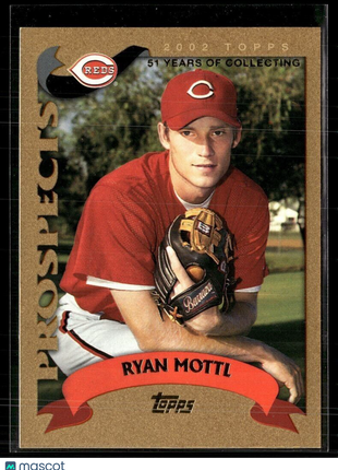 2002 TOPPS GOLD /2002 PROSEPCTS RYAN MOTTL REDS