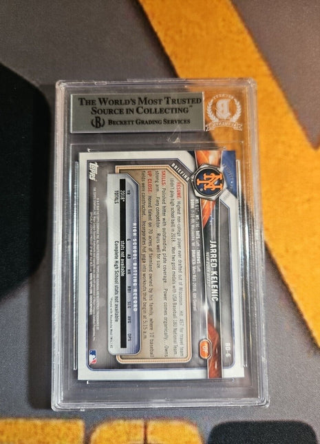 2018 Jarred Kelenic Bowman Draft 1st Paper Signed Auto BGS Authentic