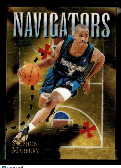 1998-99 TOPPS CHROME NAVIGATORS STEPHON MARBURY TWOLVES
