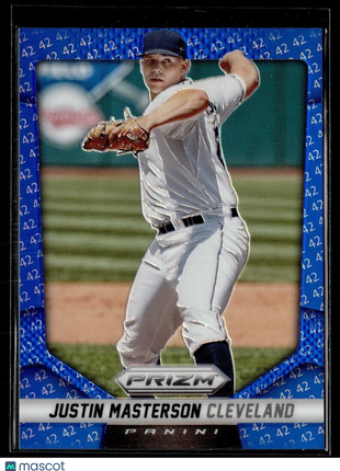 2014 PRIZM BLUE JACKIE ROBINSON 42 /42 38 Justin Masterson - Cleveland Indians