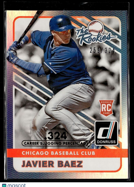 2015 DONRUSS CAREER THE ROOKIES /324 JAVIER BAEZ CUBS