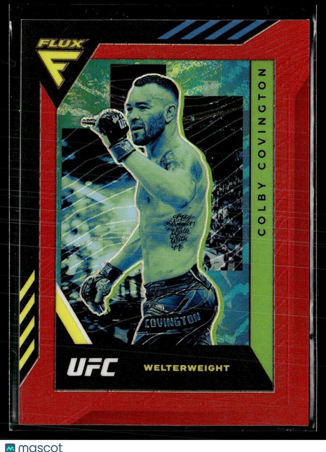 2022 CHRONICLES UFC RED FLUX /199 COLBY COVINGTON