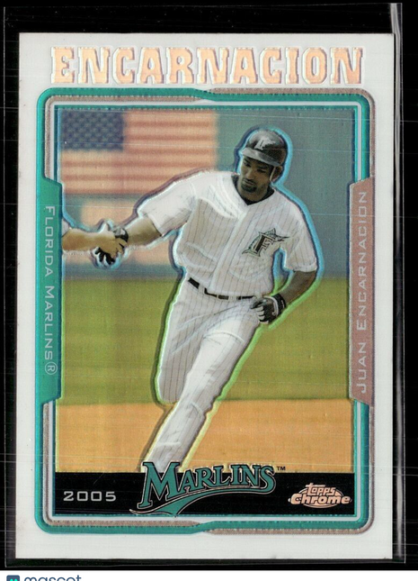 2004 TOPPS CHROME REFRACTOR JUAN ENCARNACION MARLINS
