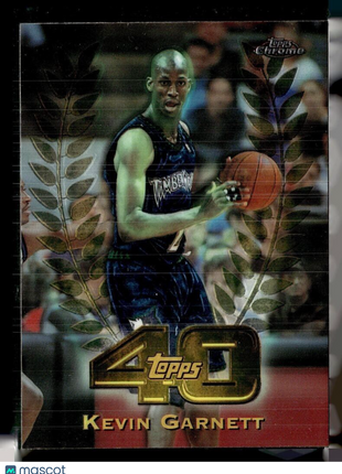 1997-98 TOPPS CHROME 40 KEVIN GARNETT TWOLVES