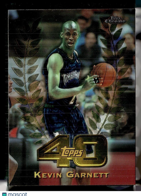 1997-98 TOPPS CHROME 40 KEVIN GARNETT TWOLVES