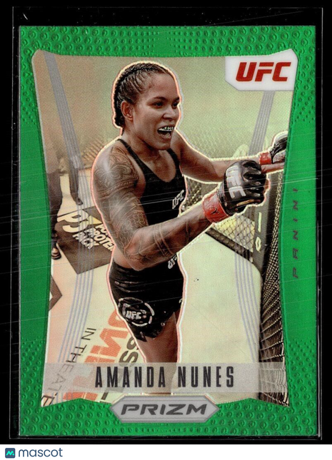 2022 PRIZM UFC GREEN THROWBACK AMANDA NUNES