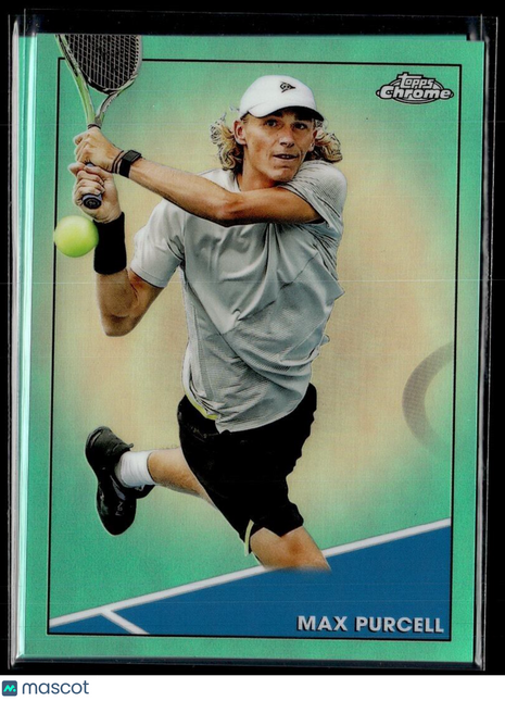 2021 TOPPS CHROME TENNIS AQUA /150 78 Max Purcell