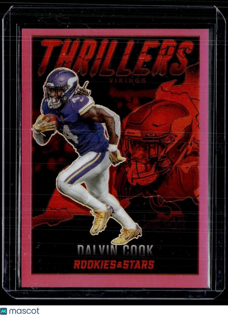 2022 ROOKIES STARS PINK THRILLERS /75 DALVIN COOK VIKINGS