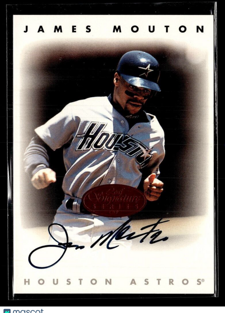 1996 LEAF SIGNATURE SERIES AUTO JAMES MOUTON ASTROS