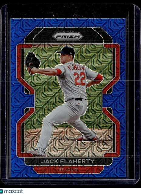 2021 PRIZM BLUE MEGA //199 JACK FLAHERTY CARDINALS