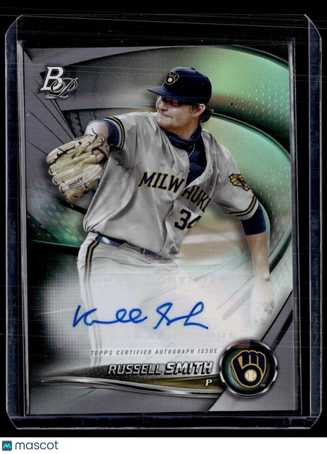 2022 BOWMAN PLATINUM AUTO RUSSELL SMITH BREWERS
