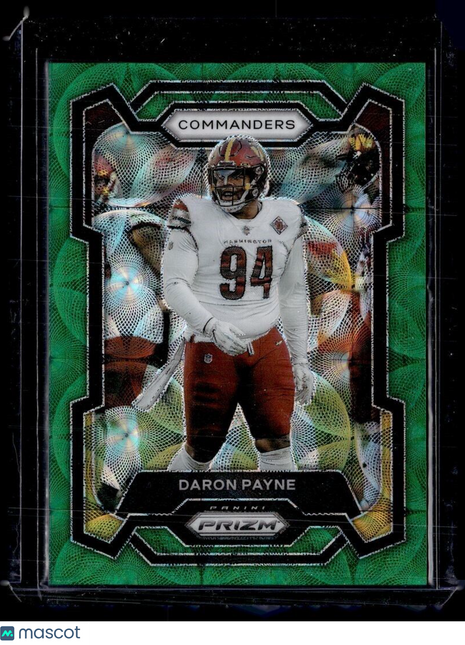 2023 PRIZM GREEN SCOPE /75 DARON PAYNE COMMANDERS