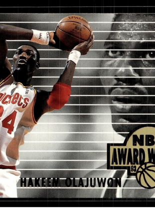 1994-95 FLEER ULTRA NBA AWARD WINNER HAKEEM OLAJUWON ROCKETS