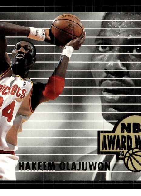 1994-95 FLEER ULTRA NBA AWARD WINNER HAKEEM OLAJUWON ROCKETS