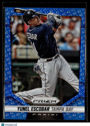 2014 PRIZM BLUE JACKIE ROBINSON 42 /42 25 Yunel Escobar - Tampa Bay Rays