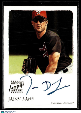 2002 TOPPS GALLERY AUTO JASON LANE ASTROS