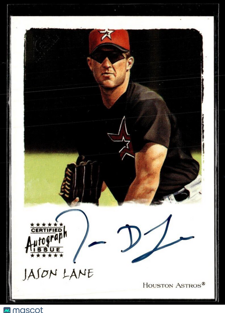 2002 TOPPS GALLERY AUTO JASON LANE ASTROS