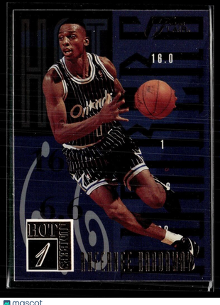 1994-95 FLAIR HOT NUMBERS ANFERNEE HARDAWAY MAGIC