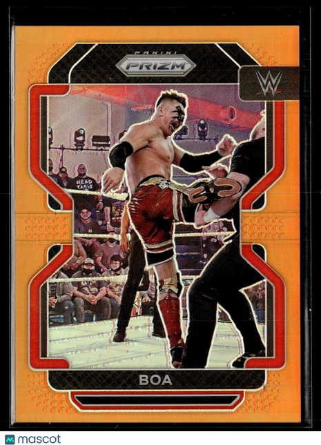 2022 PRIZM WWE ORANGE /99 BOA