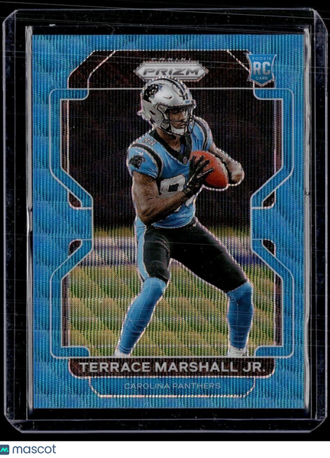 2021 PRIZM BLUE WAVE /199 ROOKIE TERRACE MARSHALL JR PANTHERS