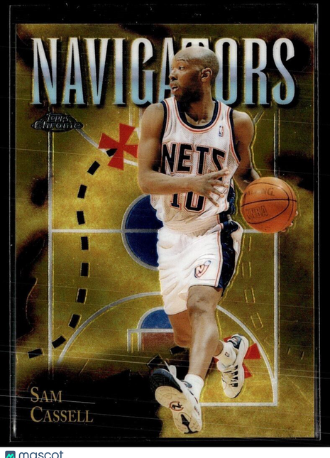 1998-99 TOPPS CHROME NAVIGATORS SAM CASSELL NETS