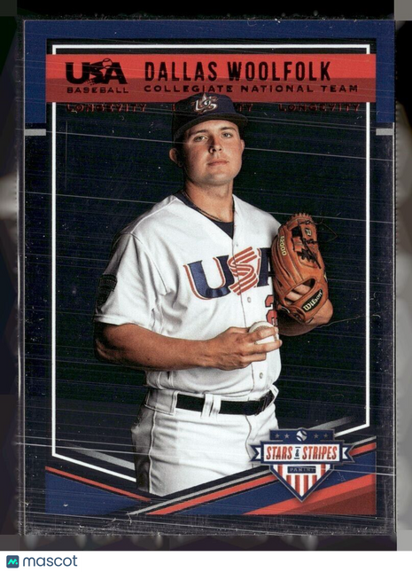 2018 STARS STRIPES RED LONGEVITY /249 DALLAS WOOLFOLK USA
