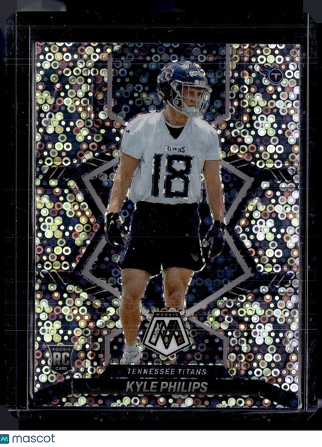 2022 MOSAIC NO HUDDLE ROOKIE KYLE PHILLIPS TITANS