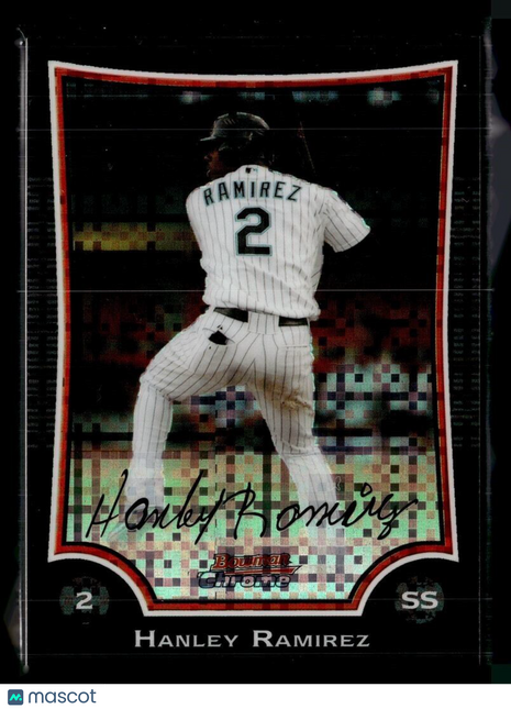 2009 BOWMAN CHROME XFRACTOR /250 HANLEY RAMIREZ MARLINS