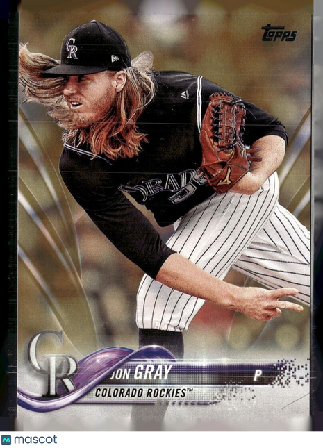 2018 TOPPS GOLD /2018 JON GRAY ROCKIES