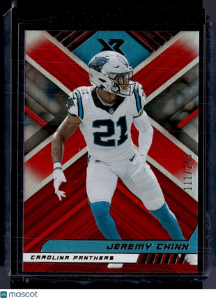 2022 XR RED /249 JEREMY CHINN PANTHERS