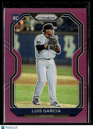 2021 PRIZM PURPLE ROOKIE LUIS GARCIA ASTROS