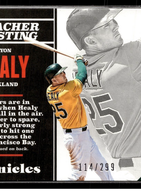 2017 CHRONICLES BLUE /299 ROOKIE RYON HEALY A'S