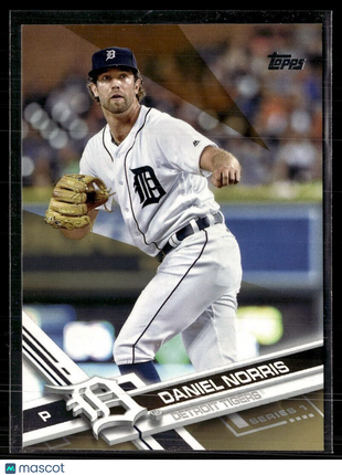 2017 TOPPS GOLD /2017 DANIEL NORRIS TIGERS