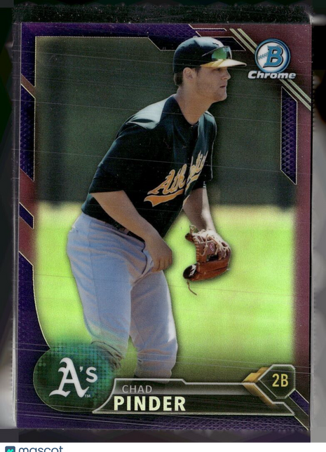 2016 BOWMAN CHROME PURPLE /250 CHAD PINDER A'S