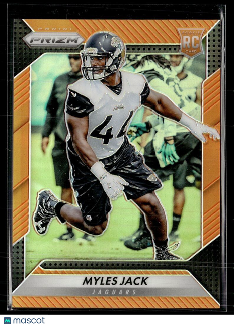 2016 PRIZM ORANGE /299 ROOKIE MYLES JACK JAGUARS