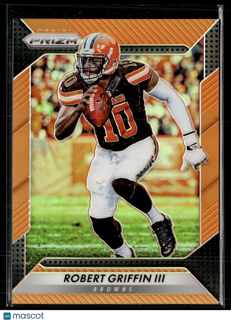 2016 PRIZM ORANGE 159/299 ROBERT GRIFFIN III BROWNS