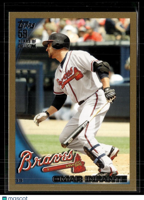 2010 TOPPS GOLD /2010 OMAR INFANTE BRAVES