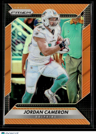 2016 PRIZM ORANGE 197/299 JORDAN CAMERON DOLPHINS