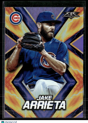2017 TOPPS FIRE PURPLE /99 JAKE ARRIETA CUBS