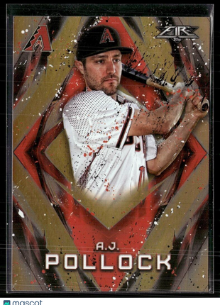 2017 TOPPS FIRE ORANGE /299 AJ POLLOCK DBACKS