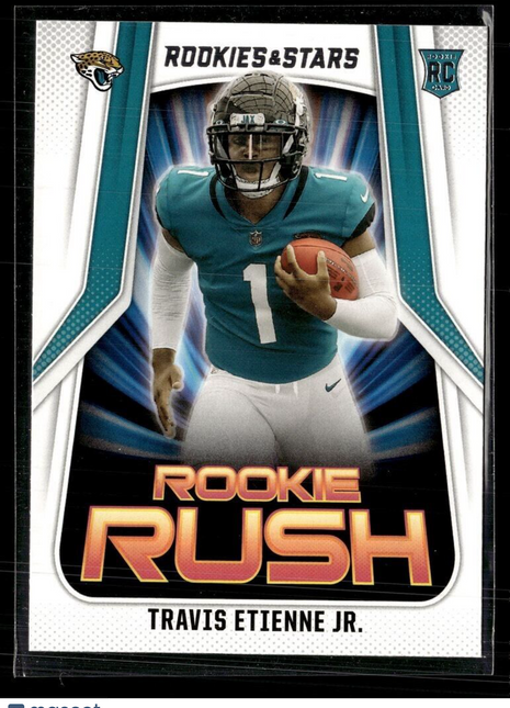2021 ROOKIES STARS ROOKIE RUSH TRAVIS ETIENNE JR JAGUARS
