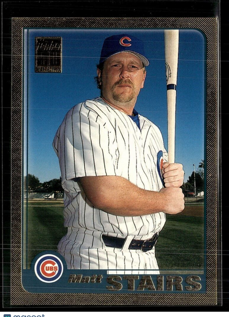 2001 TOPPS GOLD /2001 MATT STAIRS CUBS