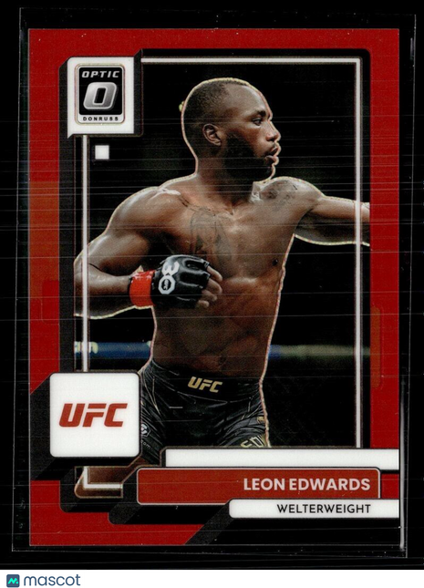 2023 OPTIC UFC RED /199 LEON EDWARDS